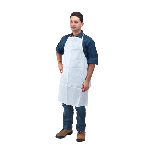 Microporous Protective Clothing, Microporous, White, 28" W x 36" L Dufferin Supply