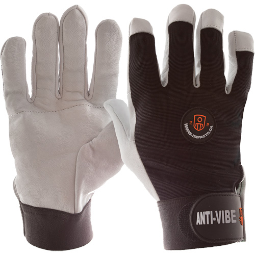 Gants antivibrations Air Glove, Taille Moyen, Paume Cuir perl&eacute; Dufferin Supply