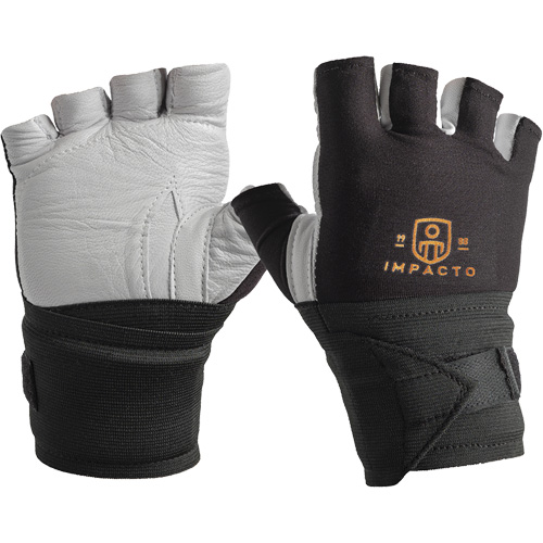 Gants antivibrations - droit, Taille Petit, Paume Cuir fleur Dufferin Supply