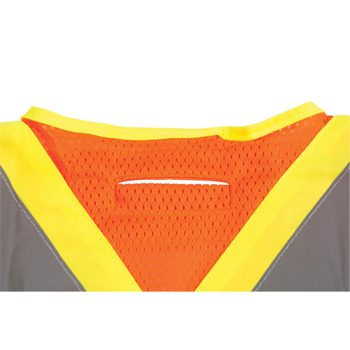 CSA Compliant High Visibility Surveyor Vest, High Visibility Orange, X-Large, Polyester Dufferin Supply