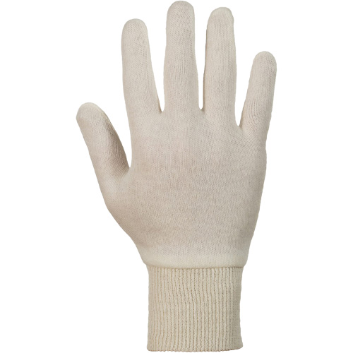 Gants tricot&eacute;s Superior ML80K, Taille unique, Blanc, Non doubl&eacute;, Poignet en tricot Dufferin Supply