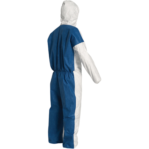 Hooded Coveralls, 4X-Large, Blue/White, Tyvek&reg; 400 D Dufferin Supply