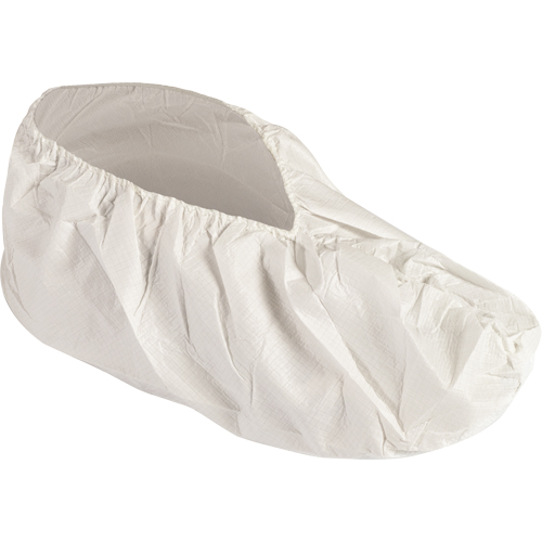 KleenGuard A40 Shoe Covers, X-Large, Vinyl, White Dufferin Supply