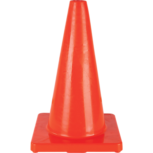 C&ocirc;ne de couleur pour la signalisation, 18", Orange Dufferin Supply
