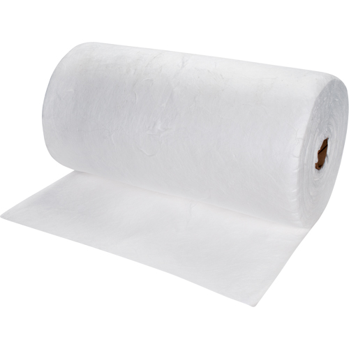 Premium Meltblown Sorbent Rolls, Heavyweight, 150' L x 30" W, 50 gal. Absorbancy Dufferin Supply