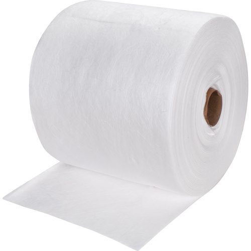 Premium Meltblown Sorbent Rolls, Heavyweight, 150' L x 15" W, 25 gal. Absorbancy Dufferin Supply