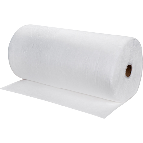 Premium Meltblown Sorbent Rolls, Mediumweight, 150' L x 30" W, 40 gal. Absorbancy Dufferin Supply