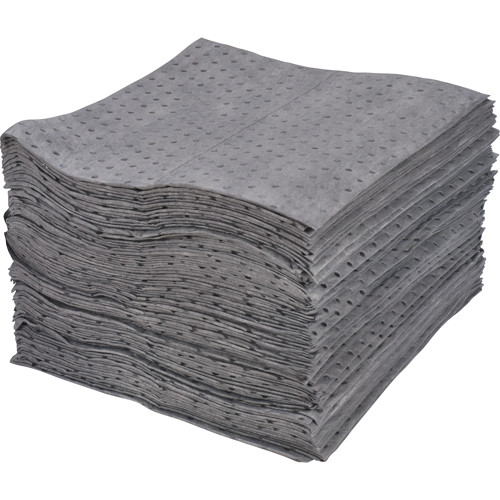 Premium Laminated (SMS) Sorbent Pads, Universal, 15" x 17", 30 gal. Absorbancy Dufferin Supply