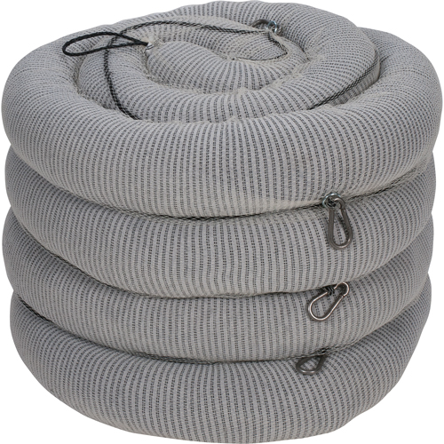 Sorbent Boom, Universal, 10' L x 5" W, 26 gal. Absorbancy, 4 /Pack Dufferin Supply