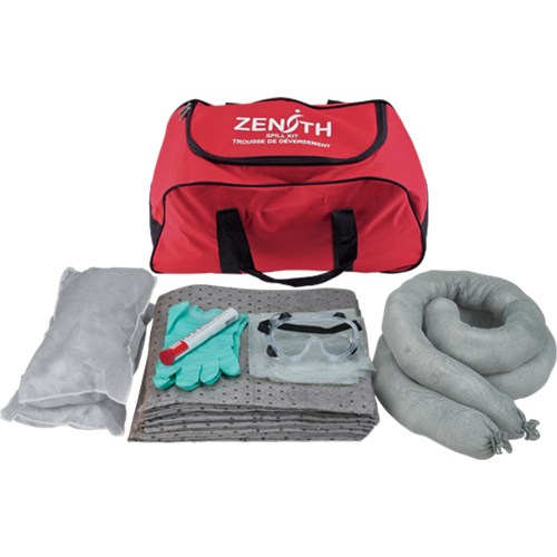 Trousse de lutte contre les d&eacute;versements pour v&eacute;hicules, Universel, Sac, Absorbance de 10 gal. US Dufferin Supply
