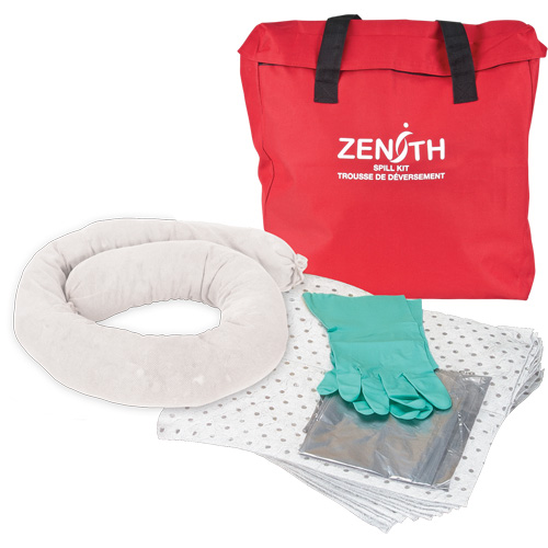 Trousse &eacute;conomique de lutte contre les d&eacute;versements, Huile seulement, Sac, Absorbance de 5 gal. US Dufferin Supply