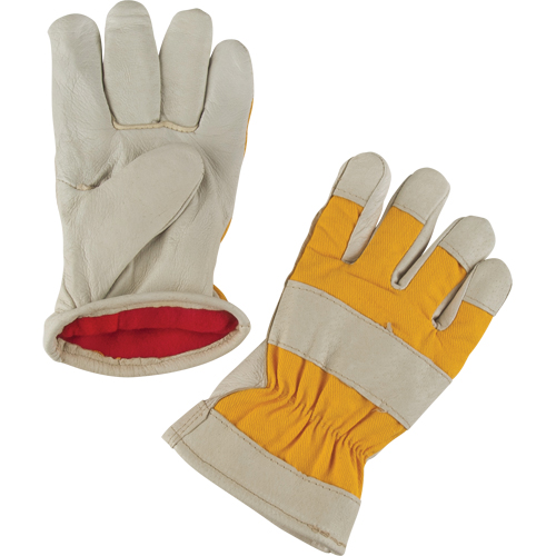 Premium Winter-Lined Work Gloves, 2X-Large, Grain Pigskin Palm, Foam Fleece Inner Lining Dufferin Supply