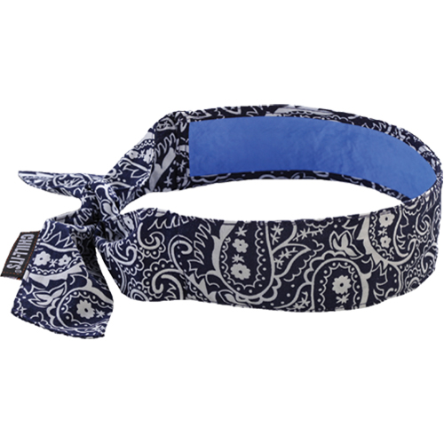 Chill-Its&reg; 6700CT Cooling Bandanas, Blue Dufferin Supply