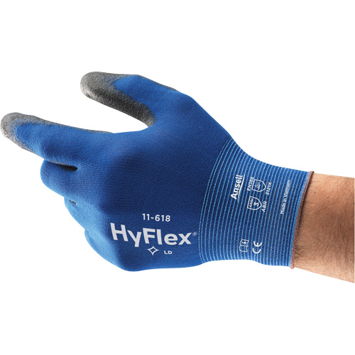Gants Hyflex 11-618, 6, R&ecirc;vetement Polyur&eacute;thane, Calibre 18, Enveloppe en Nylon Dufferin Supply