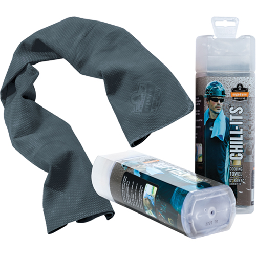 Chill-Its&reg; 6602 Cooling Towels, Grey Dufferin Supply