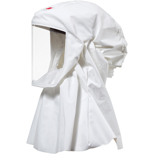 Cagoule Versaflo de haute durabilit&eacute; avec coiffe int&eacute;gr&eacute;e, Grand/Moyen, Coiffe souple, Bavette Simple Dufferin Supply