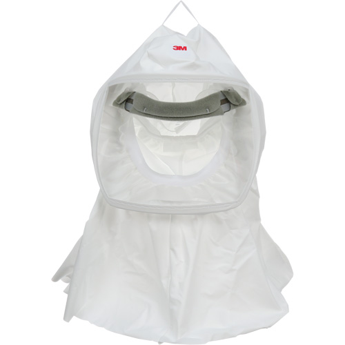 Cagoule Versaflo de haute durabilit&eacute; avec coiffe int&eacute;gr&eacute;e, Grand/Moyen, Coiffe souple, Bavette Simple Dufferin Supply