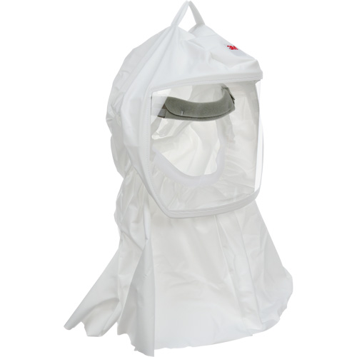 Cagoule Versaflo de haute durabilit&eacute; avec coiffe int&eacute;gr&eacute;e, Grand/Moyen, Coiffe souple, Bavette Simple Dufferin Supply