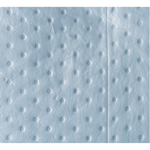 Premium Blue Bonded Sorbent Pads, Oil Only, 15" x 18", 30 gal. Absorbancy Dufferin Supply