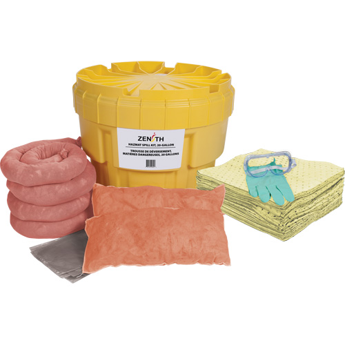 Spill Kit, Hazmat, Overpack/Salvage Drum, 20 US gal. Absorbancy Dufferin Supply
