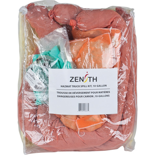 Trousse de lutte contre les d&eacute;versements pour camion, Mati&egrave;res dangereuses, Sac, Absorbance de 10 gal. US Dufferin Supply