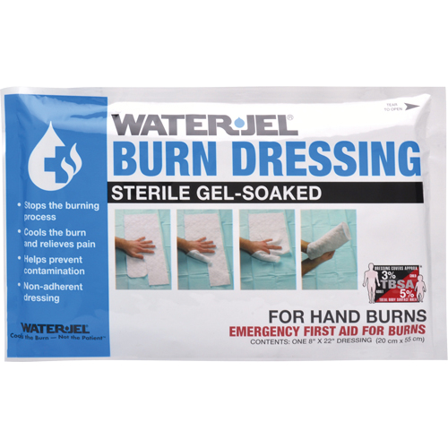 Water Jel&reg; Burn Dressings, 8" x 22", Class 2 Dufferin Supply