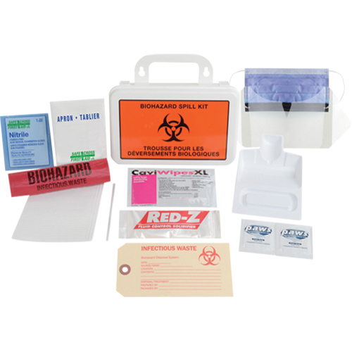 Deluxe Clean-Up Spill Kit, Biohazard, Case Dufferin Supply