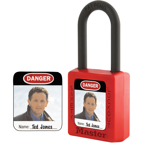 Zenex Thermoplastic Photo Padlock Identification Labels Dufferin Supply