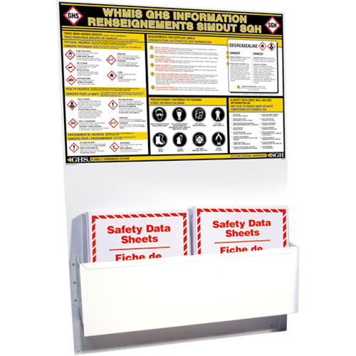 GHS Information Stations, English & French, Binders Included Dufferin Supply