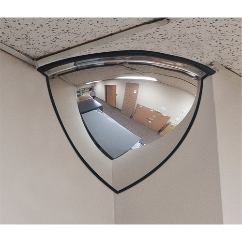 90° Dome Mirror, Quarter Dome, Open Top, 20" Diameter Dufferin Supply