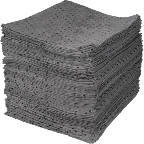 Premium Bonded Sorbent Pads, Universal, 15" x 17", 30 gal. Absorbancy Dufferin Supply
