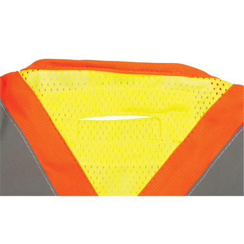 CSA Compliant High Visibility Surveyor Vest, High Visibility Lime-Yellow, Medium, Polyester Dufferin Supply