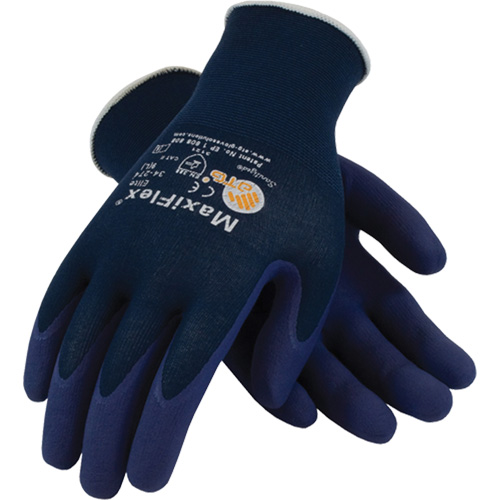 Gants ATG MaxiFlex Elite 34-274, 6/T-petit, R&ecirc;vetement Mousse de nitrile, Calibre 18, Enveloppe en Nylon Dufferin Supply