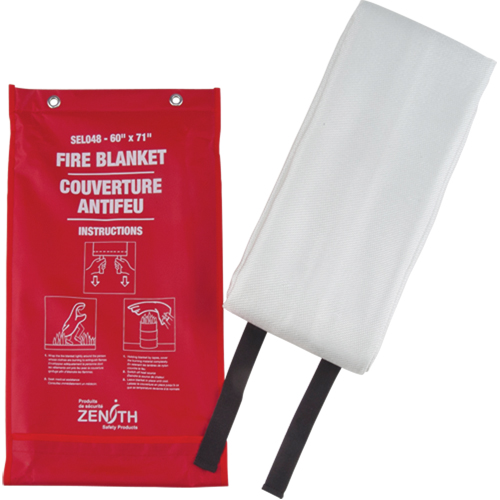Couverture anti-feu, Fibre de verre, 60"la x 71"lo Dufferin Supply