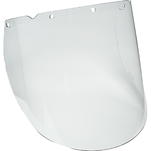 V-Gard&reg; Visor for Chemical and Splash Applications, Propionate, Clear Tint Dufferin Supply