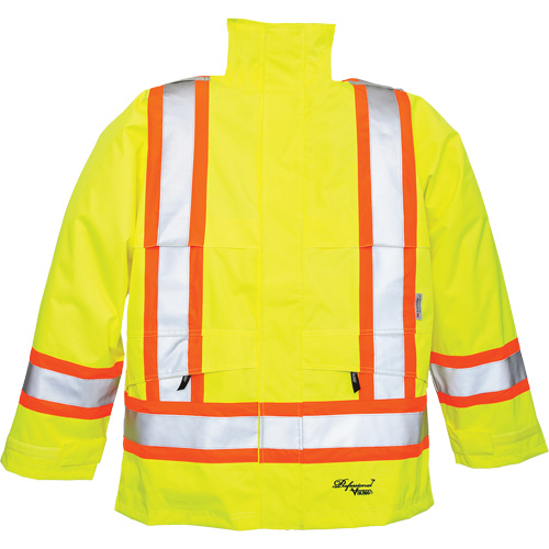 Manteaux 300 deniers Professional Journeyman, Polyester, Petit, Jaune lime haute visibilit&eacute; Dufferin Supply