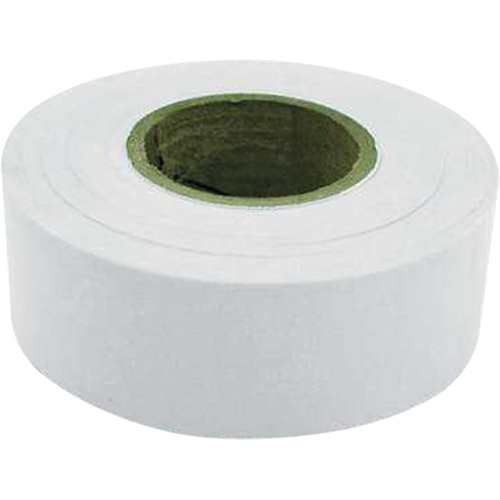 Flagging Tape, 1.2" W x 300' L, White Dufferin Supply