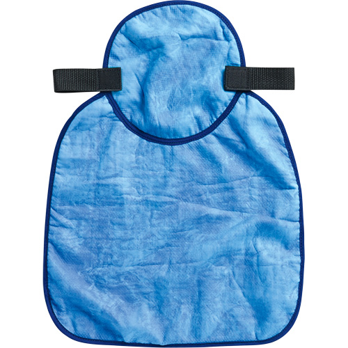 Tampon et voile pour le cou refroidissants pour casque de s&eacute;curit&eacute; Chill-Its 6717CT, Bleu Dufferin Supply