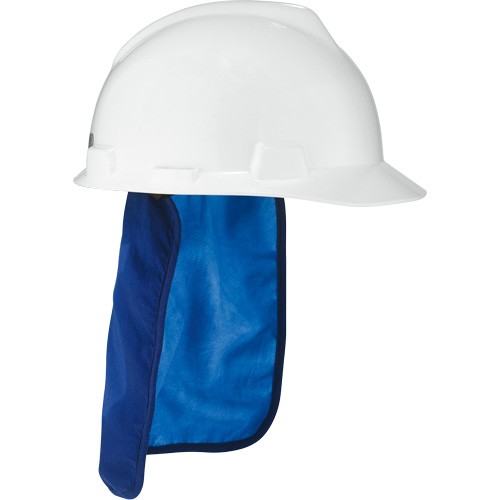 Tampon et voile pour le cou refroidissants pour casque de s&eacute;curit&eacute; Chill-Its 6717CT, Bleu Dufferin Supply