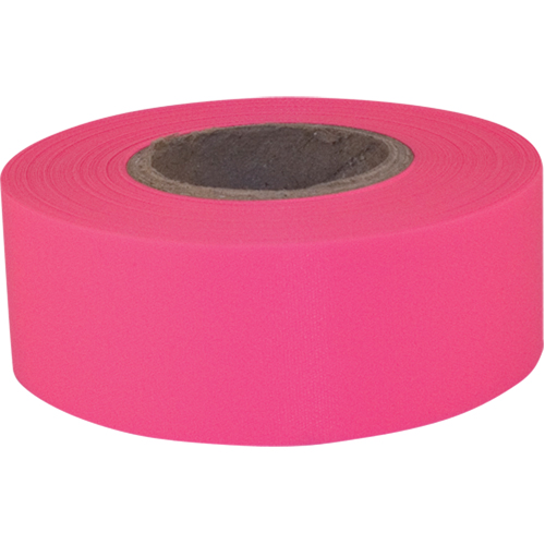 Ruban de signalisation Sub-Zero, 1,2" la x 150' lo, Rose fluorescent Dufferin Supply