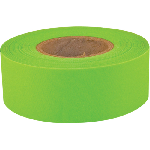 Ruban de signalisation Sub-Zero, 1,2" la x 150' lo, Lime fluorescent Dufferin Supply