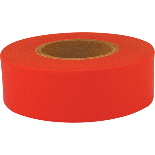 Sub-Zero Flagging Tape, 1.2" W x 150' L, Fluorescent Red Dufferin Supply