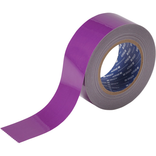 ToughStripe&reg; Floor Marking Tape, 2" x 100', Polyester, Purple Dufferin Supply