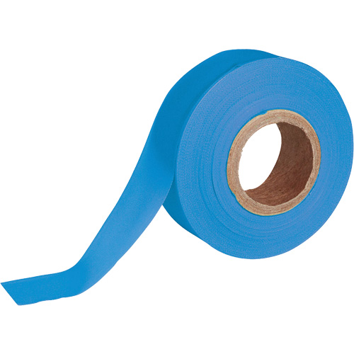Flagging Tape, 1.188" W x 150' L, Fluorescent Blue Dufferin Supply