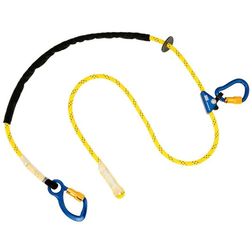 Longe ajustable pour grimpeur, 1 branches, 8', Classe CSA A, Nylon Dufferin Supply