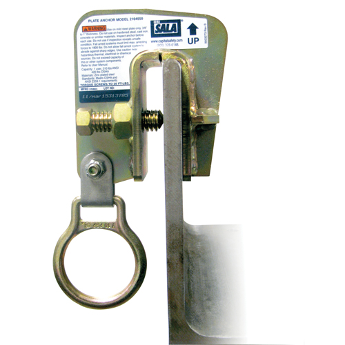 DBI-SALA&reg; Steel Plate Anchor, Bolt-On, Temporary Use Dufferin Supply