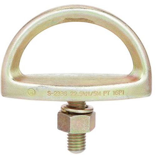 Anchorage Connector, D-Ring, Permanent Use Dufferin Supply