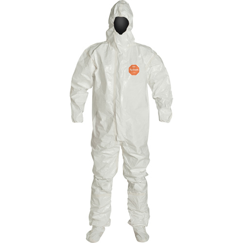 Combinaison &agrave; capuchon, Tychem 4000, 2T-Grand, Blanc Dufferin Supply