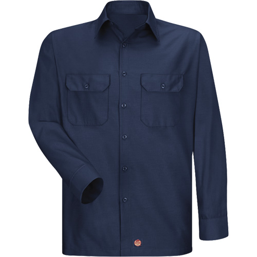 Chemise &agrave; manches longues en tissu ind&eacute;chirable, Hommes, 3T-Grand, Bleu marin Dufferin Supply