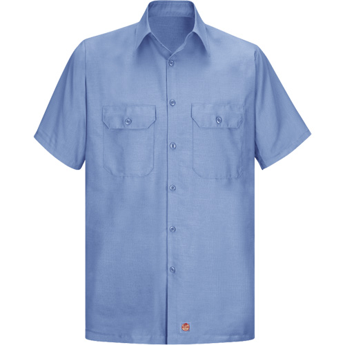 Short Sleeve Ripstop Shirt, Men's, 3X-Large, Blue Dufferin Supply